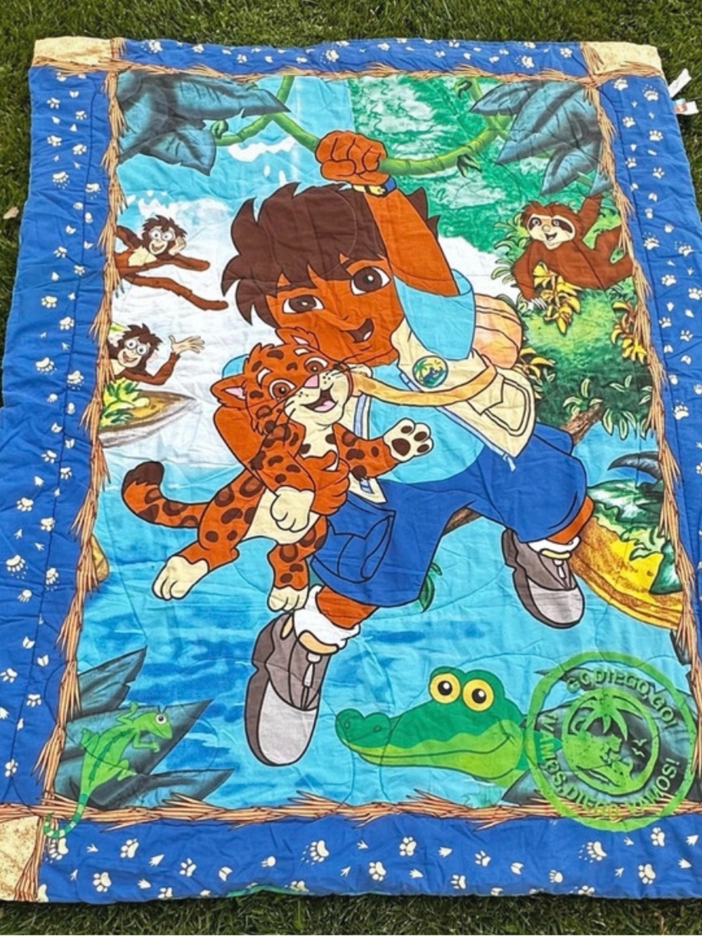 Diego Kids Adventure Comforter - Blue